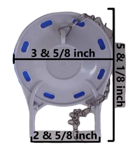 Large Toilet Flapper, 3 & 1/2 inch with Floating Silicone Seal, Durable. - Picture 1 of 5