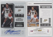 2018 Contenders Draft Picks Playoff Ticket /15 Vincent Edwards Rookie Auto RC