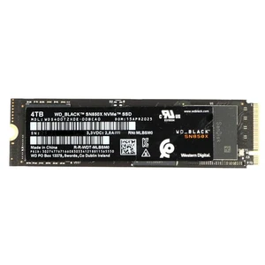 4TB Western Digital WD Black SN850X NVMe SSD WDS400T2X0E PCIe 4 Extrem Schnell - Bild 1 von 2