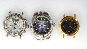 Fossil Relic Men Watch Gold Silver Stainless St WR Battery Quartz NON-WORKING-3 - Picture 1 of 5