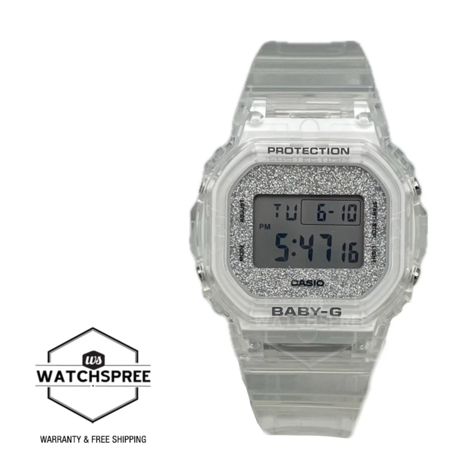 Casio Baby-G Glitter Colours Series Transparent Resin Band Watch BGD-565GC-7 - image 1 of 3
