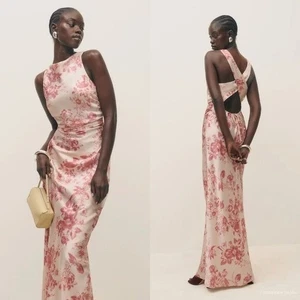 Reformation Anaiis Silk Maxi Dress Size 10 - Picture 1 of 7