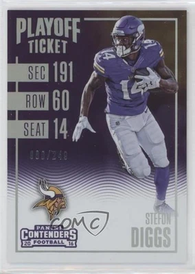 2016 Panini Contenders Playoff Ticket /249 Stefon Diggs #38 - Image 1 of 2