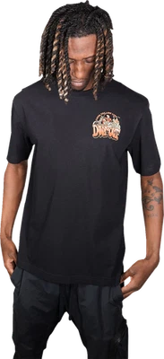 LETHAL THREAT DT10044S Down-N-Out 4 Life T-Shirt - Black - Small - Image 1 of 2