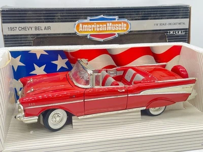 Maquetas de coches 1:18 Ertl American Muscle 1957 Chevrolet Bel Air con embalaje original - Imagen 1 de 4