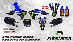 Graphics kit YAMAHA YZ250F YZ450F 2018 2019 2020 2021 2022 2023 DECALS STICKERS - Picture 1 of 2