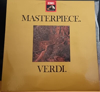 Various - Verdi Masterpiece - LP record excellent, cover VG+, EMI gold label - Image 1 of 3