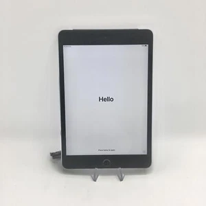 Apple iPad Mini 3 Wi-Fi + Cellular 64GB - Space Gray (MH372LL/A) - Picture 1 of 1