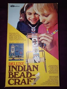 DE COLECCIÓN Fabricante de cuentas de telar indio artesanal retro rústico con cuentas - Imagen 1 de 6