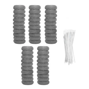 50 Lot Washing Machine Lint Mesh Ties Washer Filter Drain Trap Hose Screen Snare - Picture 1 of 10