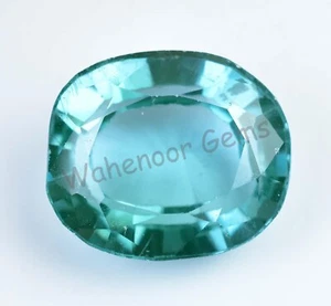 Unheated 11.25 Ct Natural Paraiba Tourmaline Blueish Green Neon Copper Gemstone - Picture 1 of 5