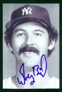 #0801, 4" x 6" Photo Card, Signed-Autographed, Doug Bird, New York Yankees - Picture 1 of 2