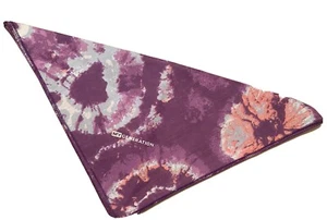 MY GENERATION LARGE PURPLE BATIK BANDANA 21 1/2” X 21 1/2 - Picture 1 of 2