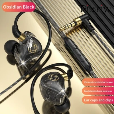 3.5mm in-Ear Hookable High Sound Quality in-Line with Headset Headphones - Image 1 of 4