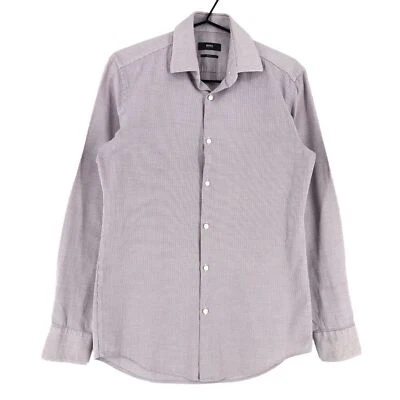 Camisa HUGO BOSS Casual Formal Slim Fit Para Hombre Talla S - Imagen 1 de 4