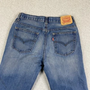 Levis 505 Jeans Boys 18 Reg 29x29 Straight Denim Cotton Youth Teen School City - Picture 1 of 20