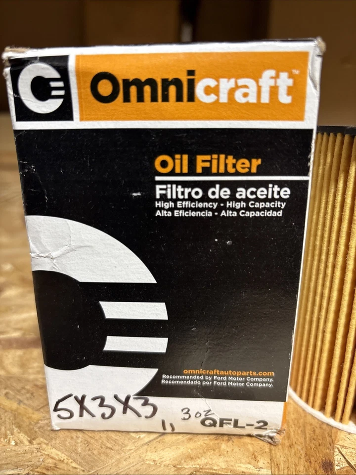 Filtro de aceite de motor OmniCraft QFL-2 2018 Kia Sedona 2015 2016 2017 Foto 1 de 2
