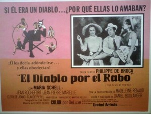 Jean Rochefort Maria Schell DEVIL TAIL lobby card: 1969