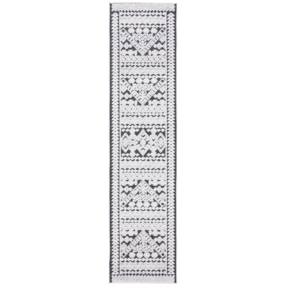 SAFAVIEH Outdoor CBN658A Cabana Collection Ivory / Grey Rug - Image 1 of 1
