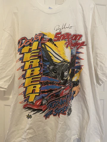 Autograph signed doug herbert XXL Snap On T-shirt Cover