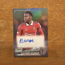 2022/23 Topps Stadium Club Chrome Anthony Elanga Auto