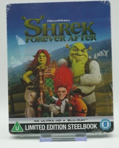 Shrek Forever After / 4K UHD / Blu Ray / New / Torn Seal / Steelbook - Picture 1 of 5