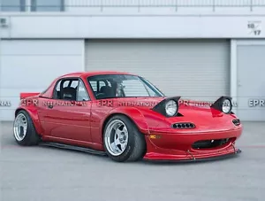 Front Fender Flares For Mazda MX5 NA Miata 89-97 Wide-Body RB-Style FRP - Foto 1 di 9