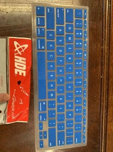 Keyboard Silicon Protection Cover Blue Keys - Picture 1 of 3