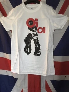 Oi oi Boots Tshirt Skinhead Punk Street Punk Sizes Sm - Xxl Available ✊🏻 - Picture 1 of 3
