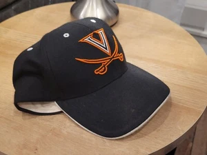 Virginia Cavaliers Twins Enterprise Vintage 90's Back Spell Out Snapback Cap Hat - Picture 1 of 6