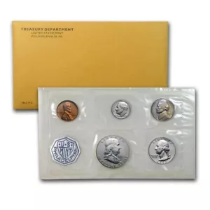 1963 U.S. Silver Proof Set, Complete 5-Coin Set, Original Packaging - Picture 1 of 1