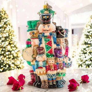Jay Strongwater 12 Drummers Drumming" Ornament SDH20055-250 - Picture 1 of 2