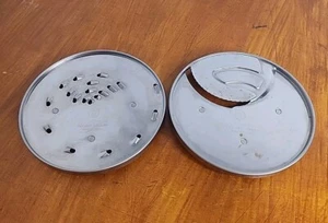 Cuisinart DLC-7 Pro Food Processor Discs DLC-044 4mm & DLC-037 Genuine - Picture 1 of 7