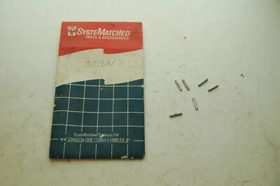 6 New GENUINE OMC 303218 Remote Control Groove Pin (QTY-6)  EVINRUDE 0303218 - Image 1 of 4