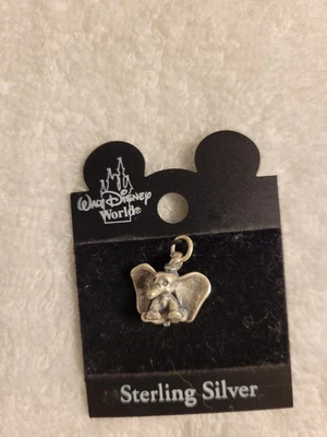DISNEY 3-D DUMBO ТВЕРДОЕ СЕРЕБРО .925 ПОДВЕСКОЙ ПОДВЕСКА НОВЫЙ PANDORA ** - Изображение 1 из 2