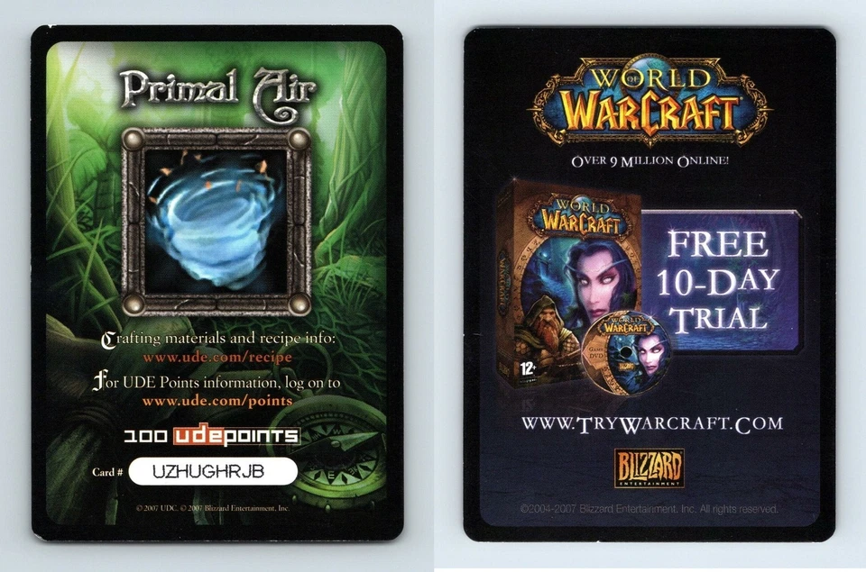 Primal Air - World Of Warcraft 2007 Grafting TCG Card - Image 1 of 1
