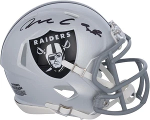 Minicasco Maxx Crosby Las Vegas Raiders Autografiado Riddell Speed - Imagen 1 de 3