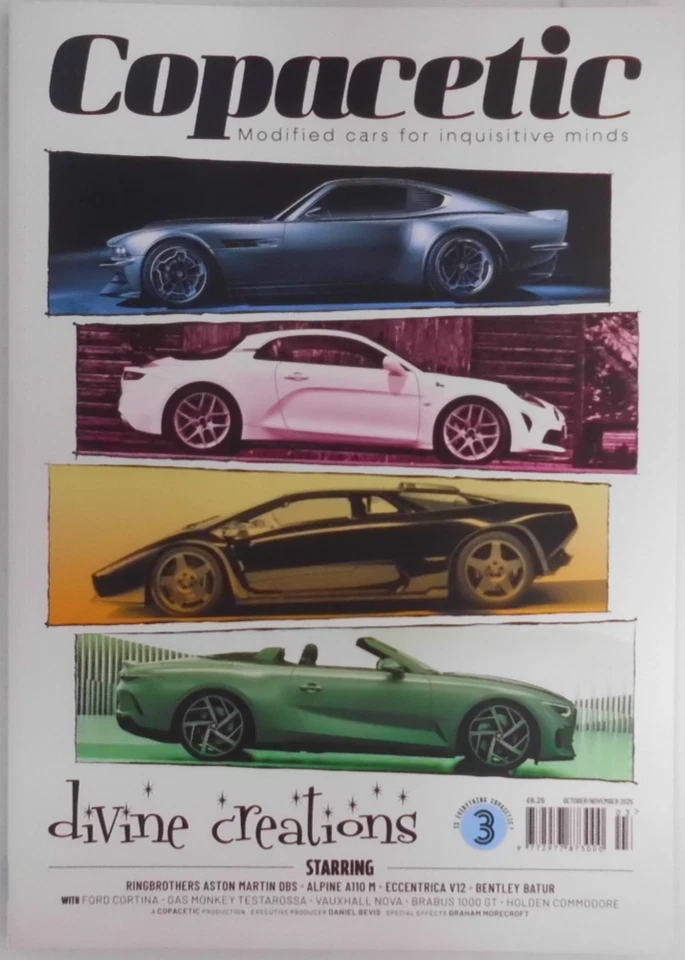 Copacetic magazine Oct/Nov 2025 Modified cars Inquisitive minds Divine Creations - Image 1 of 1