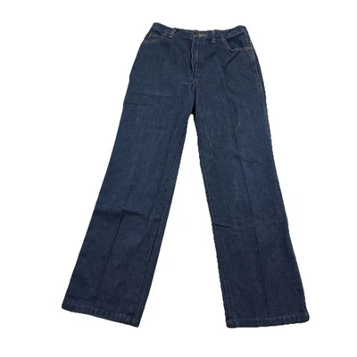 Jeans Wrangler Misses 12 Vintage Años 70 Azul 5 Bolsillos Hecho en EE. UU. Cremallera Scovill  Foto 1 de 4