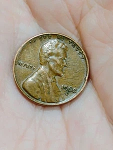 1960 (D) Penny with (L) and (W) On Rim Error - Picture 1 of 3