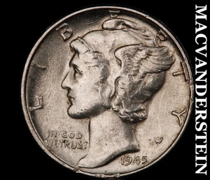 Merkur Groschen von 1945 - selten hochwertig glänzend keine Reserve #D4353 - Bild 1 von 2