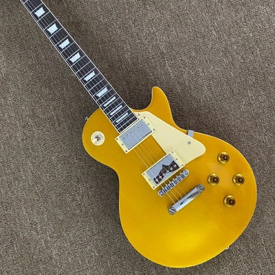 2010 LP Traditional Gold Top Guitar - Mahogany body - Chrome hardware - Image 1 of 4