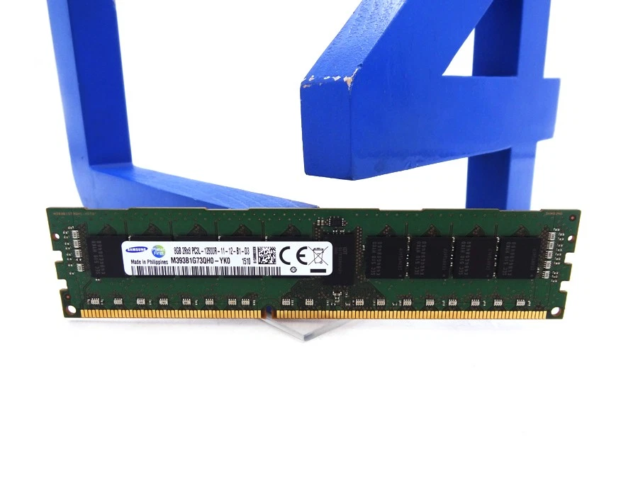 SAMSUNG M393B1G73QH0-YK0 8GB PC3L-12800R DDR3-1600 2RX8 DIMM - Image 1 of 1