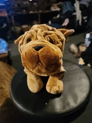 Ganz Webkinz Shar Pei Dog 10” Plush Stuffed Animal NO CODE - Image 1 of 4