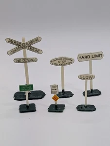 Lotto di 6 insegne HO binario treno - Foto 1 di 7