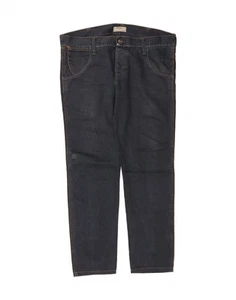 WRANGLER Mens Spencer Slim Jeans W34 L30 Navy Blue Cotton DB10 - Picture 1 of 5
