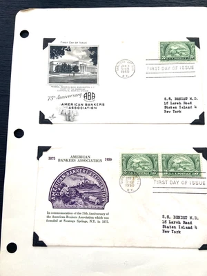 75th Anniversary Bankers Association Stamps and Covers - Image 1 of 4