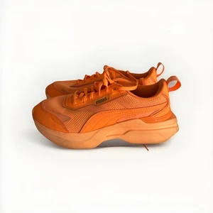 Puma Kosmo Rider Sorbet Low Womens Casual Shoes Orange 384047-01 Size 8 - Picture 1 of 6