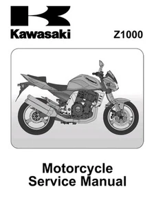 KAWASAKI Z Z Z1000 2003 2004 2005 2006 WORKSHOP MANUAL - Picture 1 of 1