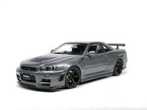 1/18 MotorHelix Nissan Skyline GTR R34 Gun Metal Nismo Diecast model car - Picture 1 of 19